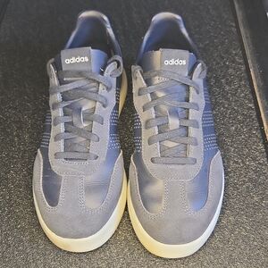 adidas Barreda Decode  Men's Low Top Sneakers Navy White Athletic Lace Up Rubber